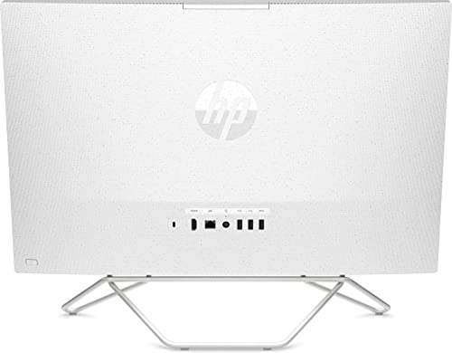HP All-in-One 24-cb1002ss Bundle PC (23,8 Zoll) Full HD (1920 x 1080, IPS, Intel Core i5-1235U, 16GB RAM, 512GB SSD, Intel Iris Xe Graphics, Windows 11 H) ome, Anti-Reflektierend Schneeweiß