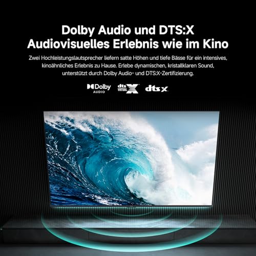 Xiaomi TV F 55 Zoll 2025, 4K UHD Smart TV, Fire OS8, HDR10, L55MB-FAEU | Triple Tuner DVB-C/S/S2/T/T2, 60Hz with 120Hz Game Boost Mode, Voice Control with Alexa