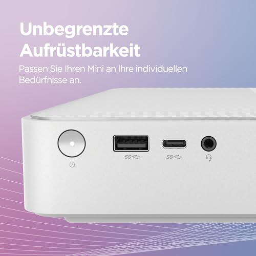 Lenovo IdeaCentre Mini Desktop PC | Intel Core i7 13620H | 16GB RAM | 512GB SSD | Intel Grafik | Windows 11 Home | QWERTZ | grau | 3 Monate Premium Care