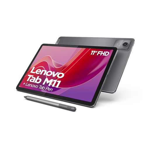 Lenovo Tab M11 | Tablet | 11'' | 8GB | 128GB | Android | Grau | 11''Zoll WUXGA Display | Touch | MediaTek Helio G88 | 8GB RAM | 128GB Speicher | Android 13 | WiFi5+BT5.1 | Grau | inkl.Stift
