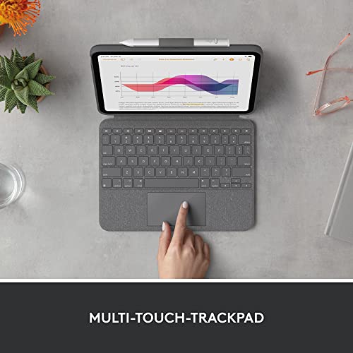 Logitech Combo Touch Case mit abnehmbarer Tastatur für iPad