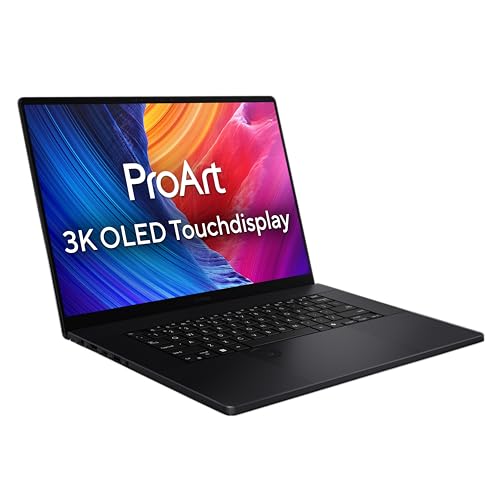 ASUS ProArt P16 H7606WP Laptop | 16" 2,8K WQXGA+ 16:10 120Hz/0,2ms OLED Touch Display | AMD Ryzen AI 9 HX 370 | 64GB RAM | 2TB SSD | NVIDIA RTX 5080 | Win11 Pro | QWERTZ | Nano Black
