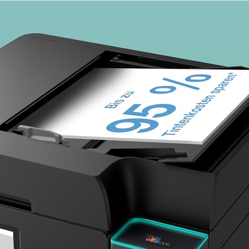 Epson EcoTank ET-4955 A4-Multifunktionsdrucker mit Wi-Fi & AirPrint Tintentank, automatischem Dokumenteneinzug, Duplexdruck, Scannen, Kopieren & Fax, bis zu 3 Jahre Tinte im Lieferumfang enthalten