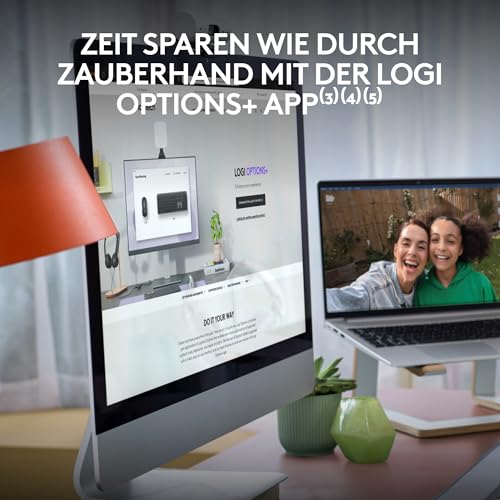 Logitech Signature Slim K950 kabellose Tastatur | Schlankes Design, Multi-Geräte-Wechsel beim Tippen, leise, Bluetooth, Multi-OS, Win/Mac/Chrome, DEU QWERTZ-Layout - Graphit