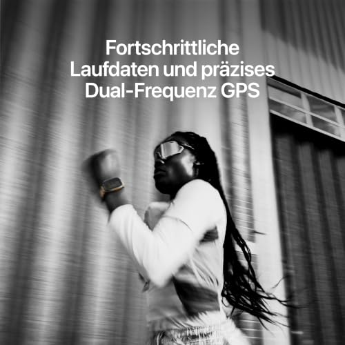 Apple Watch Ultra 4 GPS + Cellular, 49 mm Titangehäuse Schwarz | Smartwatch, Ocean Armband Halbtransparentes Schwarz, Fortschrittliches Gesundheits- und Fitnesstracking