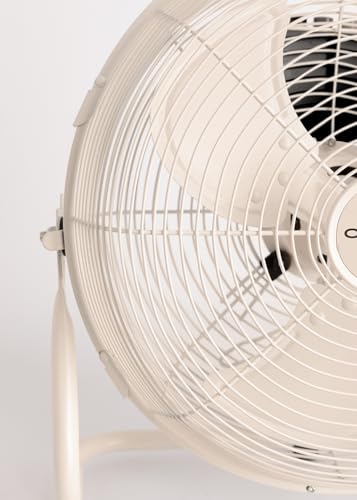 CREATE / AIR FLOOR RETRO/Industrieller Bodenventilator/Sand Ventilator, 12 Zoll, starker Luftstrom, 3 Geschwindigkeiten, leise, leicht, rutschfeste Standfüße