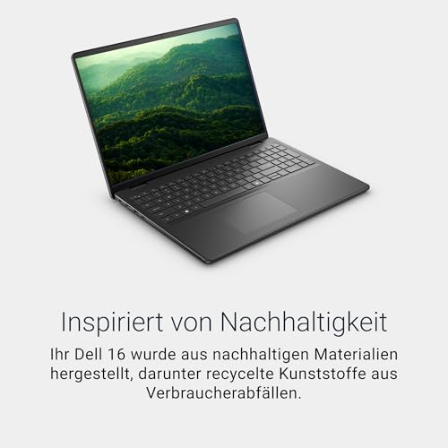 Dell 16 Laptop DC16255, AMD Ryzen 7 250, 16" 2K, Windows 11 Home, 16GB DDR5