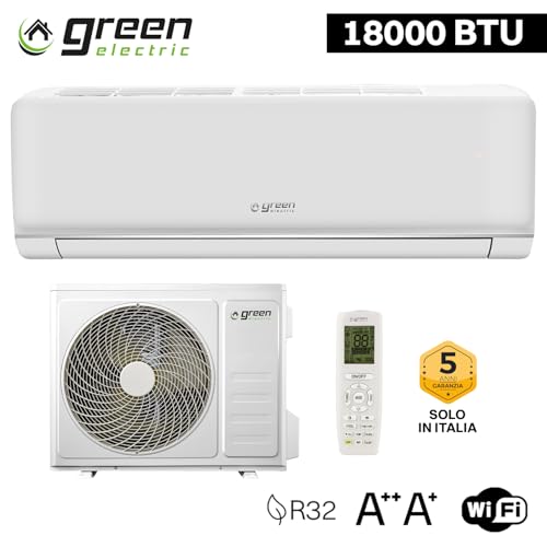 Green Electric Monosplit Klimaanlage 18000 BTU WiFi, Ferngesteuert