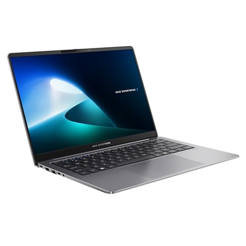 ASUS ExpertBook P5 AI Laptop I 14" WQXGA Touch-Display | Intel® Core™ Ultra 5 226V I 16 GB RAM I 512 GB SSD I Intel® Arc™ 130V I QWERTZ Tastatur I Misty Grey