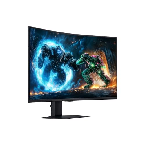 Samsung Odyssey G75F Curved Gaming Monitor, 37 Zoll | 3840 x 2160, 165 Hz, 1 ms (G/G), 1000R, VESA DisplayHDR 600 HDR10+, AMD FreeSync Premium Pro, LS37FG756EUXEN