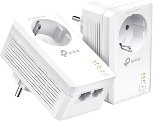 TP-Link TL-PA7027P KIT Powerline Netzwerkadapter weiß & Powerline Adapter Set TL-PA7017P KITweiß