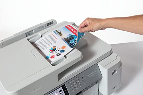 Brother MFC-J5955DW 4-in-1 Multifunktionsgerät, weiß/grau