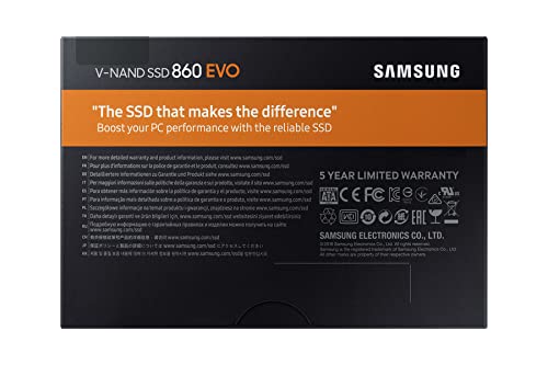 Samsung MZ-76E1T0B/EU 860 EVO 1 TB SATA 2,5" Interne SSD Schwarz