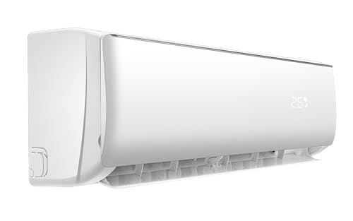 HANTECH Split Klimaanlage 9000 BTU 2,6 kW Inverter Set - Klimagerät mit App-Funktion zum Kühlen und Heizen – Modell Elegant (bis 30m²)