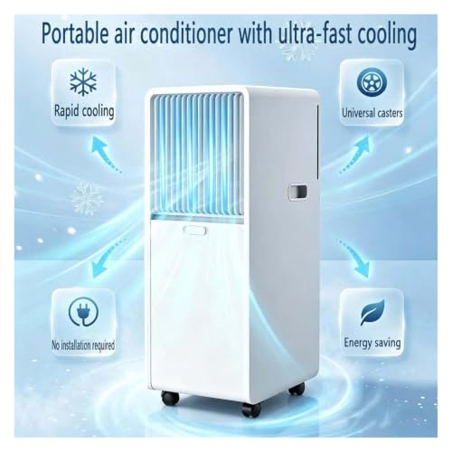 Tragbare Klimaanlage 12000 BTU - Flächendeckungen bis 600 Quadratfuß - Klimaanlage Einheit mit Fernbedienung, Ventilator, Trocknung, Schlafmodus, Installationssets