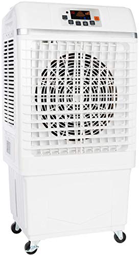 Sichler Haushaltsgeräte Luftkuehler: 2in1-Luftkühler & Luftbefeuchter mit Ionisator, 26 Liter, 100 W, 25 m² (Klimaanlage mit Luftreiniger, Luftkühler mit Staubfilter, Kühl)