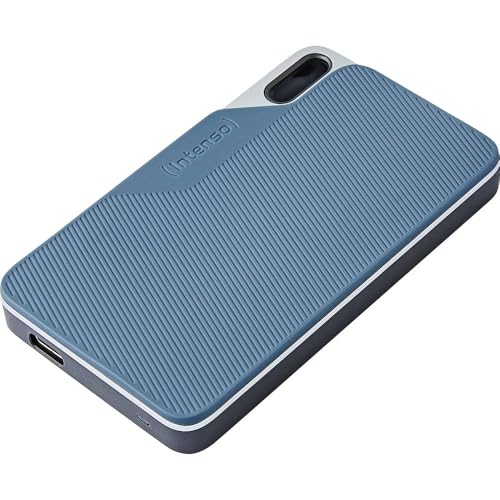 Intenso TX100 500GB - Externe SSD USB 3.2 Gen 1x1 Tragbare Festplatte | Bis zu 500 MB/s Lesegeschwindigkeit - Kompakter Speicher fuer PC, Laptop, Mac, PS5 & Xbox - Robust und Stossfest