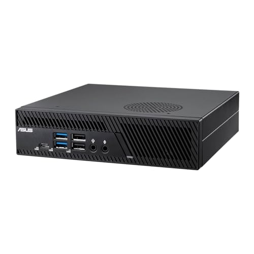 ASUS PB63-B3203AH Mini Desktop PC | Intel Core i3-14100, Intel UHD Grafik, 8GB DDR5 Speicher, 256GB M2. NVMe PCIe 4.0 SSD, WiFi 6E, Bluetooth 5.2, Windows 11 Pro