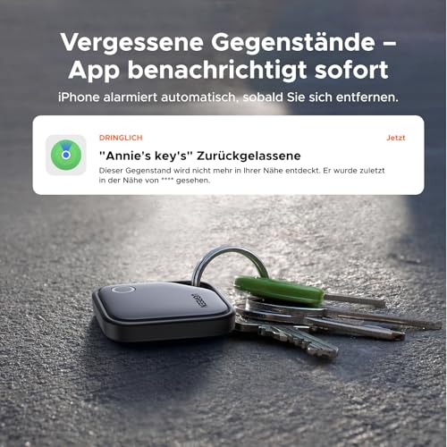 UGREEN FineTrack (1er Pack) Tracker kompatibel mit Apple Find My (nur iOS)