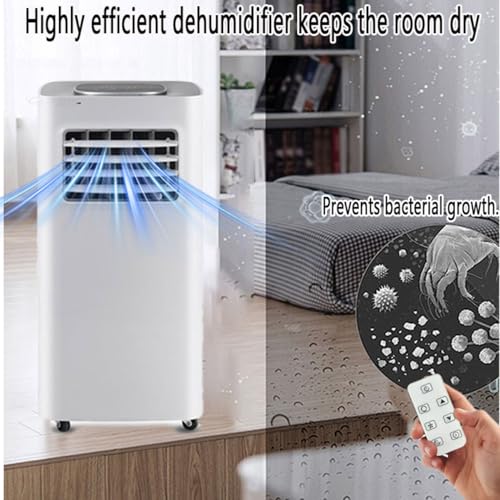 Tragbare Klimaanlage 12000 BTU Kühlventilator mit Luftentfeuchter, Fernbedienung, Fenster-Kit, oszillierende AC-Einheit für Zuhause, Büro, Schlafzimmer