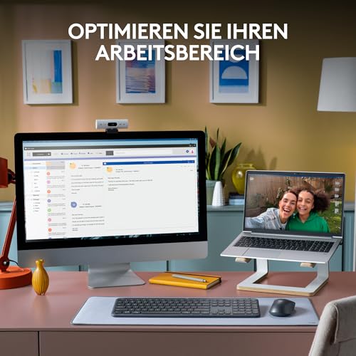 Logitech Signature Slim K950 kabellose Tastatur | Schlankes Design, Multi-Geräte-Wechsel beim Tippen, leise, Bluetooth, Multi-OS, Win/Mac/Chrome, DEU QWERTZ-Layout - Graphit