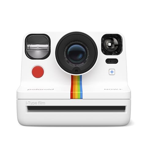 Polaroid Now+ Generation 2 - Camera + Film Bundle (16 Photos Included) - White - Bluetooth Connected App Controlled Instant Film Camera-6437