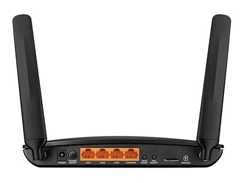 TP-Link Archer MR400 AC1200 Dualband 4G LTE WLAN Router (150 Mbit/s im Download, simultanes Dualband, 300 Mbit/s(2,4GHz) + 867 Mbit/s(5GHz), frei konfigurierbarer LAN/WAN-Port) schwarz