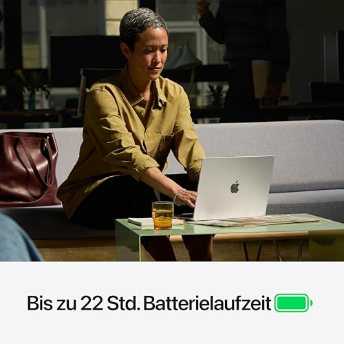 Apple 2024 MacBook Pro Laptop mit M4 Pro Chip mit 12-Core CPU und 16-Core GPU: 14,2" Liquid Retina XDR Display, 24 GB gemeinsamer Arbeitsspeicher, 512 GB SSD Speicher; Silber
