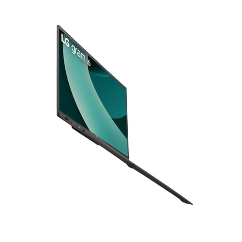 LG gram 16 16Z90RU-G.AA58G (16 Zoll) IPS Notebook, Intel Core i5-1334U, 16GB RAM, 1TB SSD, Intel Iris® Xe Graphics, federleicht (1,199 kg), 80 Wh, Thunderbolt 4, Schwarz