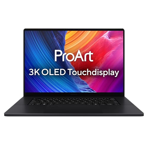 ASUS ProArt P16 H7606WP Laptop | 16" 2,8K WQXGA+ 16:10 120Hz/0,2ms OLED Touch Display | AMD Ryzen AI 9 HX 370 | 64GB RAM | 2TB SSD | NVIDIA RTX 5080 | Win11 Pro | QWERTZ | Nano Black