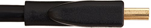 Amazon Basics High-Speed-HDMI-A - HDMI-A Kabel, CL3-zertifiziert, Standard 2.0, 3 m, schwarz