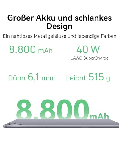 HUAWEI MatePad 11.5 S 2026 Tablet mit Tastatur und M-Pencil-Pro, 12+256GB | 2.8K 144Hz Ultraklares PaperMatte Display, 8800 mAh Akkus, 40W SuperCharge, WiFi 6, Gaming, 30 Monate Garantie