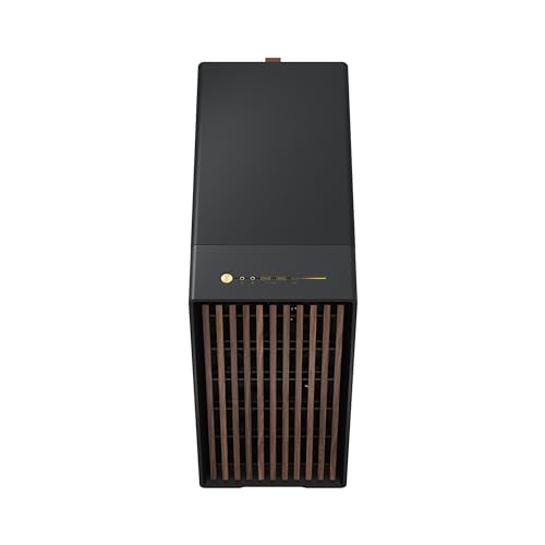 Fractal Design North XL PC Gaming Gehäuse - E-ATX Full-Tower | Charcoal Black mit 3x 140-mm-Aspect-PWM-Lüftern, USB Typ-C, bis 413 mm GPU-Platz, 420-mm-Radiator-kompatibel