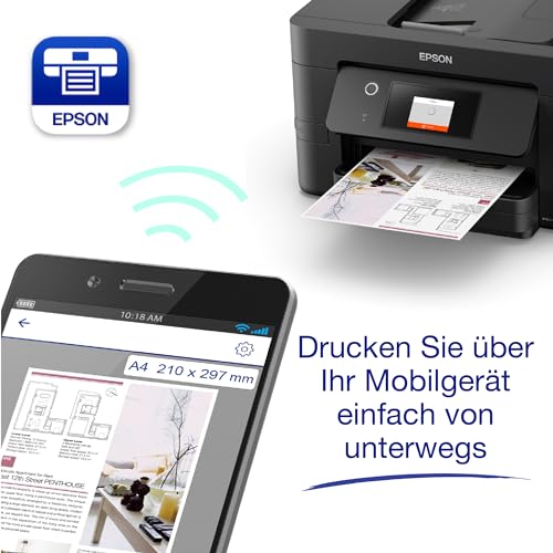 Epson Workforce Pro WF-3820DWF A4 kabelloser Multifunktionstintenstrahldrucker