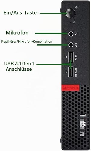 Lenovo ThinkCentre M710q Intel i7 7700 8-Thread 4.2 GHz Business Office Multimedia Computer mit 3 Jahren Garantie! - 32 GB - 1000 GB SSD - USB 3.0 - WLAN - Windows 11 Prof. 64-Bit - #8233