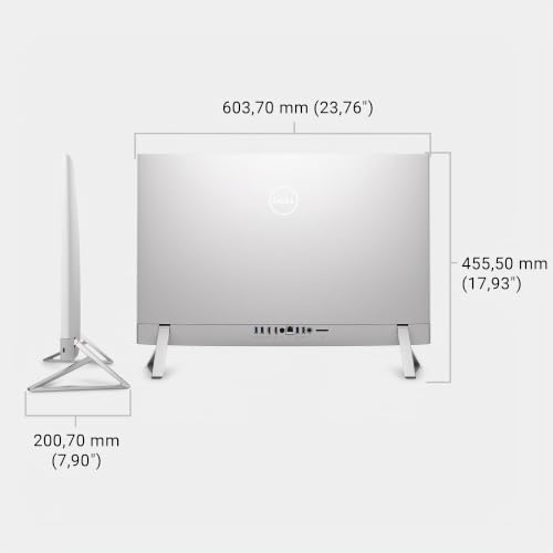 Dell 27 All-in-One PC EC27250, 27,0 Zoll FHD, Intel Core 7 150U, 16GB | Windows 11 Home, DDR5 RAM, 1TB SSD, IPS Non-Touch, Graphics, Wi‑Fi 6E, Bluetooth 5.2, Kabellose Tastatur & Maus, Weiß