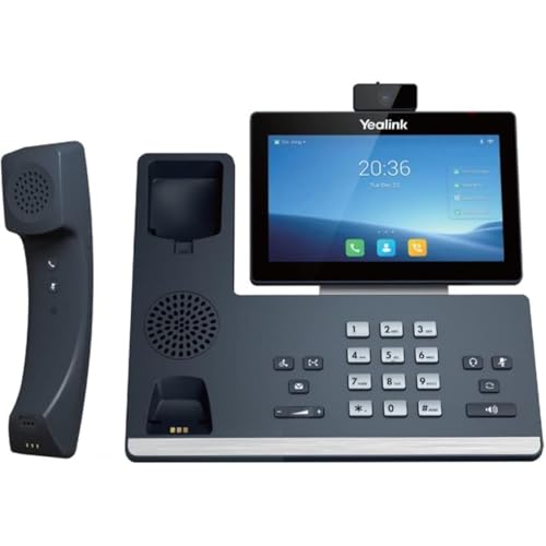 Yealink T58W Pro IP-Telefon, kabelgebunden, kabelgebunden, kabellos, WLAN, DECT, Bluetooth, Desktop, Wandmontage, klassisches Grau