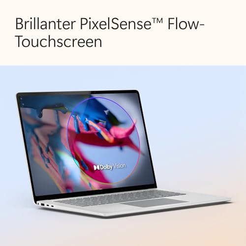 Microsoft Surface Laptop, 13.8" | Snapdragon X Elite | 16GB RAM, 512GB SSD | 13.8" LCD Touchscreen | Copilot+ PC | Platin | Windows 11 Home | 7. Edition