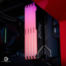 Kingston FURY Beast RGB 16GB 3600MT/s DDR4 CL17 DIMM Kit mit 2 KF436C17BB2AK2/16