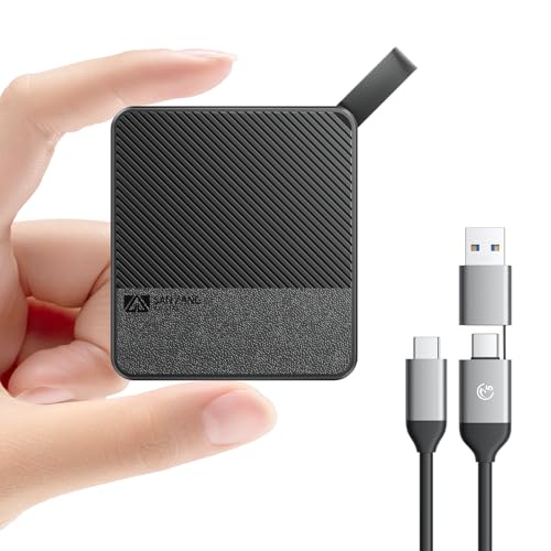 SAN ZANG MASTER Externe Festplatte 2TB,560 MB/s Lesen, 520 MB/s Schreiben,USB 3.2 Gen.1, Festplatte Extern für PC, Smartphone, und Spielekonsolen, S5Plus
