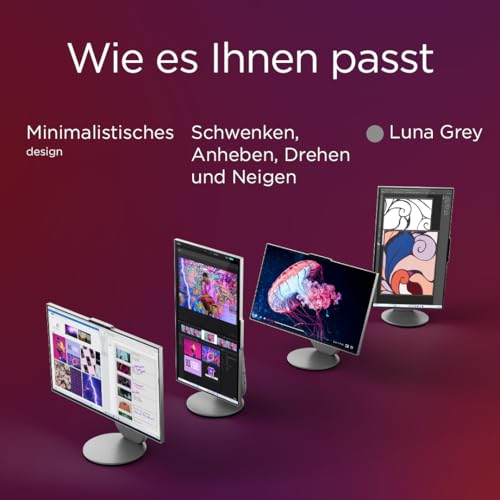 Lenovo Yoga All-In-One AI PC | 27" QHD Touch-Display | Intel Core Ultra 9 285H | 32GB | 1TB SSD | Intel Arc Grafik | Win11 | Inkl. Wireless Maus-Tastatur | Grau | Augenschutz | 2 Jahre Premium Care