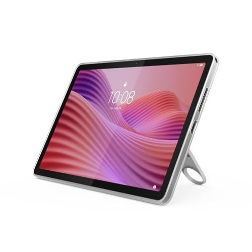 Lenovo Tab Tablet, 25,6 cm (10,1 Zoll), 4G LTE WUXGA (MediaTek Helio G85, 4 GB RAM, 64 GB, 60 Hz, Wi-Fi 5, Bluetooth 5.3, Android 14), Mondgrau, inklusive transparenter Hülle