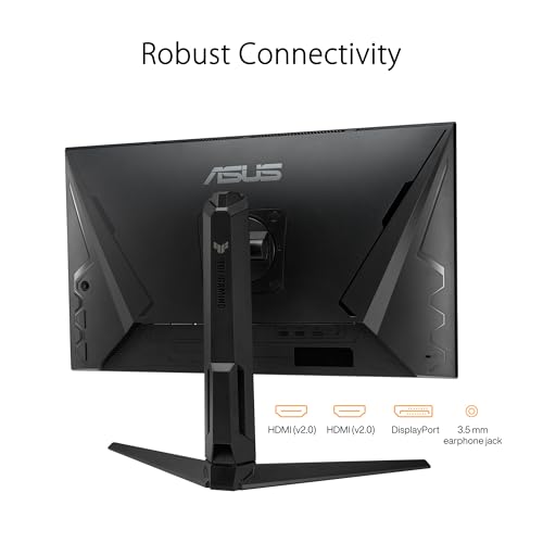ASUS TUF Gaming VG279QL3A 27 Zoll Full HD Fast-IPS 180Hz Monitor | 1ms, FreeSync, Adaptive-Sync, ELMB Sync, DisplayHDR 400, 1920x1080, DisplayPort, HDMI, ergonomisch, Lautsprecher