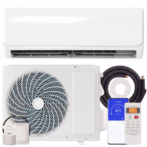 HOMCOM Split Klimaanlage 9000 BTU 2,6kW A++ Inverter Klimageräte Set