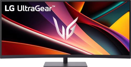 LG Ultragear™ 34G630A-B.AEUQ (34 Zoll) 21:9 Curved WQHD VA Gaming-Monitor, 240Hz, AMD FreeSync™ Premium, DisplayHDR™ 400, 2X HDMI 2.1, Schwarz