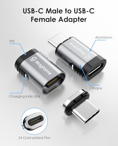 Magtame 240W magnetischer USB-C-Adapter 40 Gbit/s, 4K/60Hz Typ-C Adapter