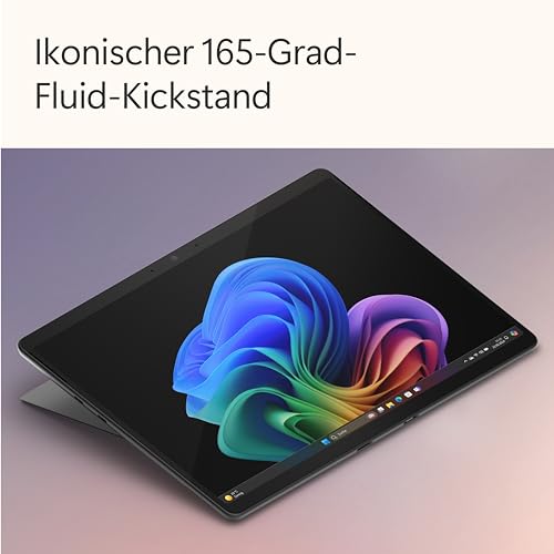 Microsoft Surface Pro, 13" | Snapdragon X Elite | 16GB RAM, 256GB SSD | 13" OLED Touchscreen | Copilot+ PC | Schwarz | Windows 11 Home | 11. Edition