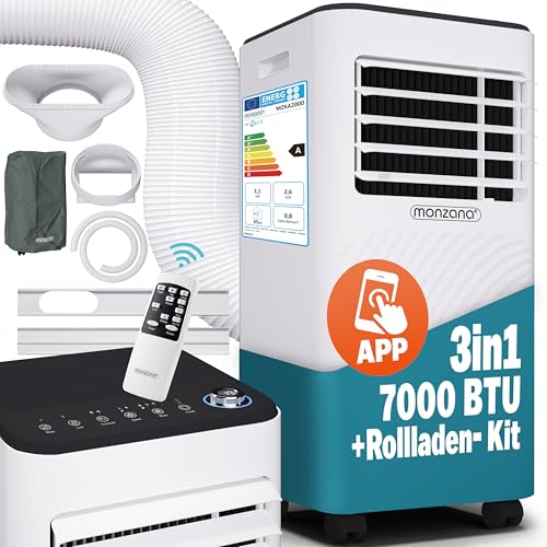 MONZANA® lokale Klimaanlage 7000 BTU 750W