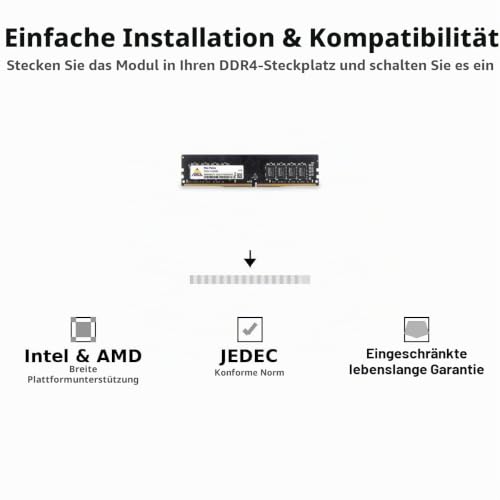 goldkey DIMM DDR4 16GB 3200MHZ CL22 Retail, Schwarz, normal