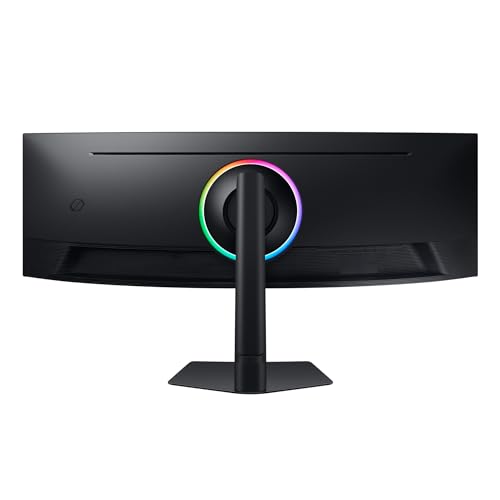 Samsung Odyssey G95C Curved Gaming Monitor, 49 Zoll, VA-Panel, 5.120 x 1.440 Pixel, VESA DisplayHDR 1.000, HDR10+ Gaming, Freesync Premium Pro, Bildwiederholrate 240 Hz, Reaktionszeit 1 ms (G/G)